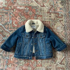Toddler 2t Sherpa jean jacket / Old Navy